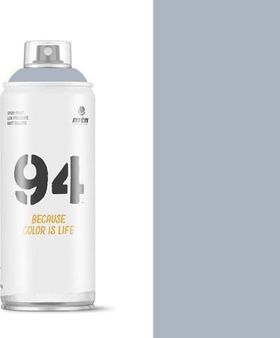 MTN94 Jaws Grijze spuitverf - 400ml lage druk en matte afwerking