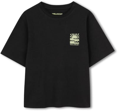 Zadig & Voltaire X60582 Polo's & T-shirts Jongens - Polo shirt - Zwart - Maat 176