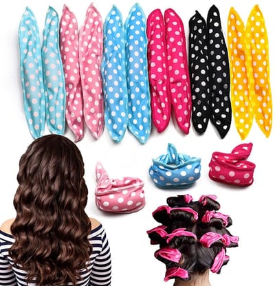 OIMG Krulspelden - 12 Stuks - Heatless Curls - Haarkruller - krultangen voor de nacht voor kinderen en meisjes - flexibele krultangbenodigdheden - luipaardstippen voor vrouwen