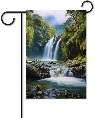 Tuin Vlag - Decoratie Vlag - Buiten Versieren - Dubbelzijdig Printen - 30 x 45 Inch - Landschap Stijl