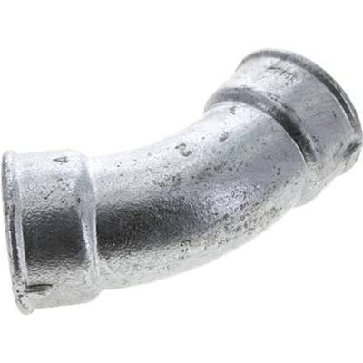 45° L-Koppeling Fitting Rp2'' Binnendraad Gietijzer 25bar