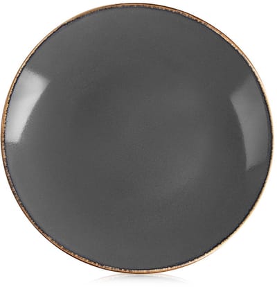 Dessertbord Keramiek Grijs 20,5 cm - Taart Bordjes - Bord - Ontbijtbord - Borden