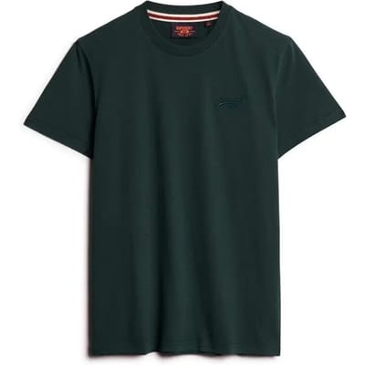 Superdry - Essential T-shirt van biologisch katoen met logo - Heren - T-shirts