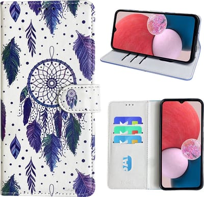 Hoesje geschikt voor Samsung Galaxy A13 4G Bookcase met dromenvanger print