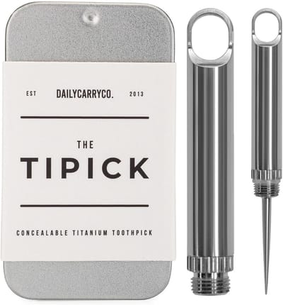 Micro Tipick Outdoor Tandenstoker EDC Sleutelhanger Tool voor Camping en Picknick