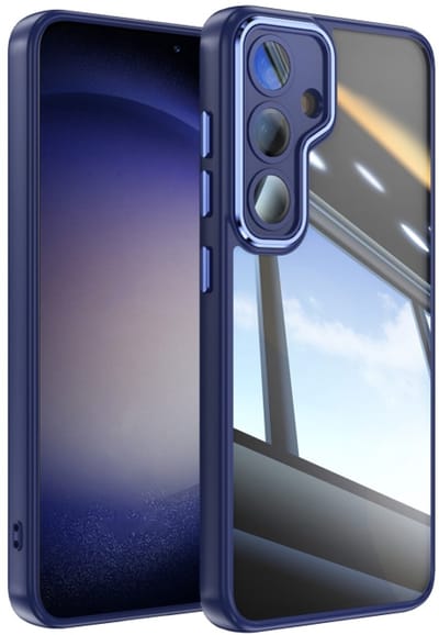Voor Samsung Galaxy S24+ 5G acryl hybride TPU Armor schokbestendig telefoonhoesje (blauw)