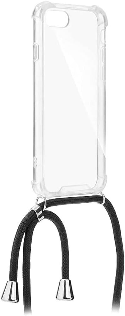 CHPN -Telefoonhoesje geschikt voor iPhone 6/6S - Telefooncover - iPhone hoesje - Met koord - iPhonehoesje - Transparant - Met koord