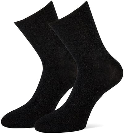 MarcMarcs - 4-Pack - Damessokken - Katoenmix Zachte - Dames - zwart - 35-38 - 81997