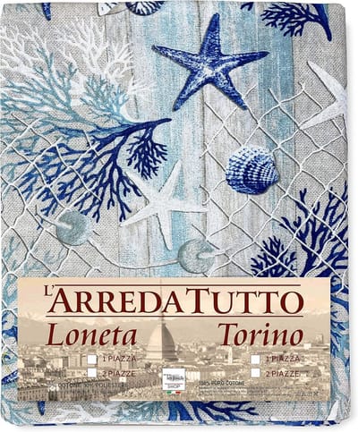 Tweedehands Bankhoes Gran Foulard in Blauw Koraal voor Tweepersoonsbed