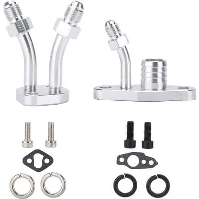Kit de Bride d'Alimentation et de Retour d'Huile Turbo de Voiture Modification Remplacement pour Turbocompresseur CT9 CT12 CT20 CT26