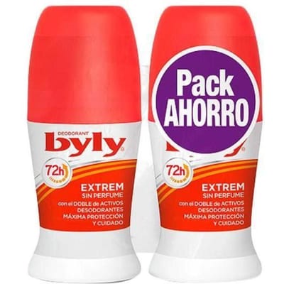 Deodorant - Byly - EXTREM 72H - Set van 2 - 50 ml - Zonder alcohol