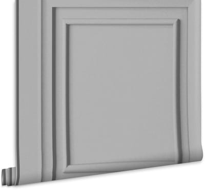Laura Ashley Redbrook Wood Panel Behang - Houten Panelen - 10mx52cm - Grijs