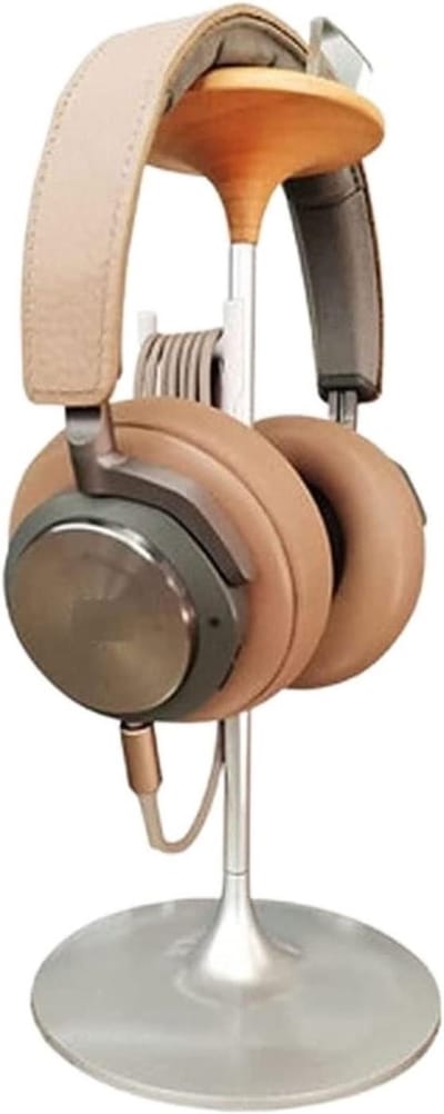 Hoofdtelefoonstandaard - Headset houder - Bureau organiseren - Stevige aluminiumlegering - 4.7 inch breed - Zwart