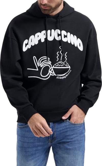 Jack & Jones Trui Jorcappa Sweat Hood Zft1023 Ln 12261520 Black Mannen Maat - S