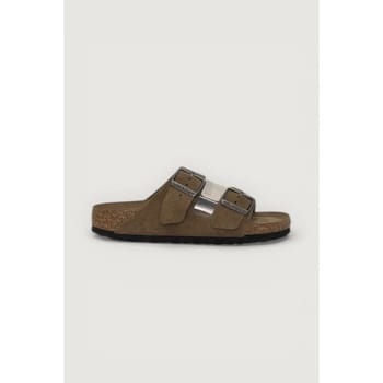 Zachte leren suède sandalen met flexibele zool Birkenstock Arizona