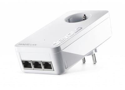 Devolo Magic 2 LAN triple 2400 Mbit/s Ethernet LAN Wit 1 stuk(s)