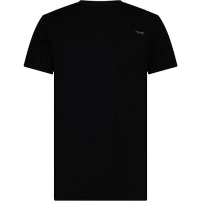 Crosshatch Portville T-shirt voor heren (Zwart)
