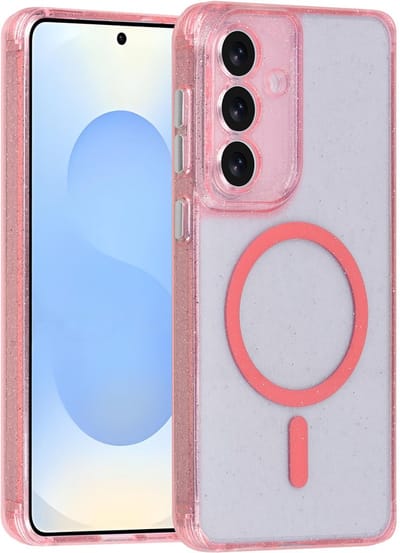 TUNIQ telefoonhoesje voor Samsung Galaxy S26 Plus - met ringhouder - Roze