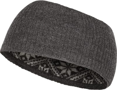Ivanhoe gebreide hoofdband van wol Freya Graphite Marl - One Size - Donker Grijs