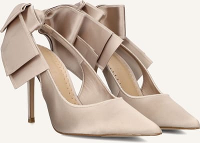 Steve Madden Teacup Pumps Taupe Satin Maat: 39 | Pumps Outlet | Dames | Beige