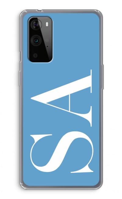 Gepersonaliseerd - Case Company® - Hoesje geschikt voor OnePlus 9 Pro hoesje - Monogram N°2 - Soft Cover Telefoonhoesje - Bescherming aan alle Kanten en Schermrand