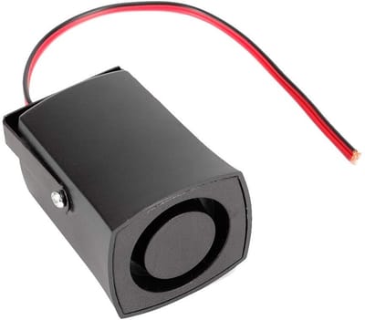 Dailygoods- Achteruitrijalarm 115dB - Universele Zoemer - Auto Waarschuwingsalarm - Eenvoudig te Installeren - Duurzaam ABS-Materiaal - Hoge Gevoeligheid - Achteruitrijsensor