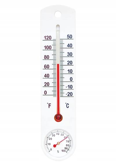 Browin - Binnen Thermometer - Hygrometer - Wit - 25cm