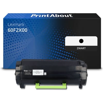 PrintAbout huismerk Toner 60F2X00 (602X) Zwart Extra hoge capaciteit Geschikt voor Lexmark