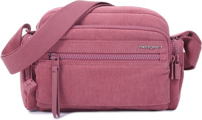 Hedgren Schoudertas Emily Multipockets Crossover RFID Corduroy Dusty Rose Oud roze