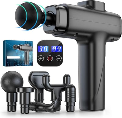 AHD® Massage Gun - Massage Pistool - Massage Gun Professioneel - Massage-gun - Zwart - 10cm x 6cm x 2cm