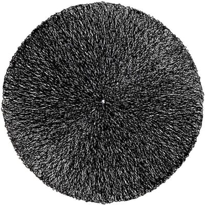 Unique Living placemat ciara 38cm Ø black