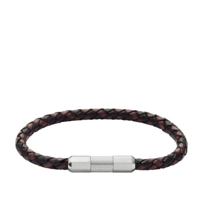 Fossil KNOX Heren Armband - Zilverkleurig