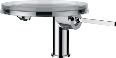 Laufen Kartell - Eéngreeps wastafelkraan Disc, chroom/helder H3113310041101