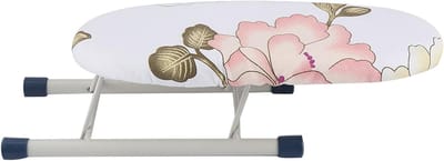 SnelShoppen - Mini Strijkplank voor Mouwen - Ruimtebesparende Strijktafel voor Overhemden - Wasbare Deksel - Peony Kleur - Ideaal voor Formele Gelegen