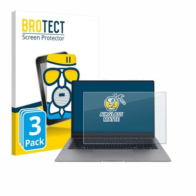 BROTECT - Screenprotector voor Honor MagicBook X14 Plus 2025 - Folie Beschermfolie Beschermglas matte 3 Stuks