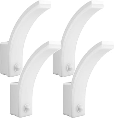 LED wandlamp met PIR-bewegingsmelder - 20W - 2000 lumen - 4000K - IP65 - 4 stuks - Wit