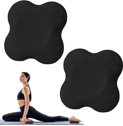 Dailygoods - Yoga Kniekussens Set van 2 – Dikke Ergonomische Kussens