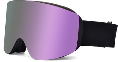 X2 Skibril / Snowboardbril met Magnetische Afneembare Lens Purple - UV400 Bescherming, Anti-Fog Dubbele Lens & Luxe Hardcase