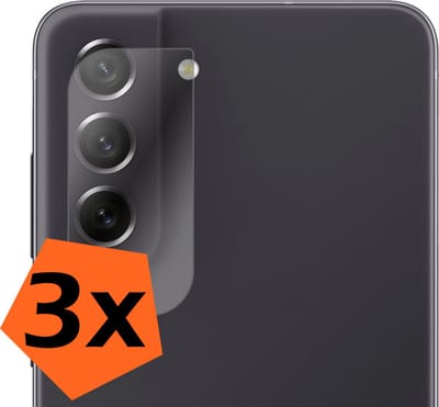 Camera Lens Protector - 3 Stuks - Geschikt voor Samsung Galaxy S21 FE - Camera Screenprotector - Gehard Glas - Beschermglas - Tempered Glass - Screen Protector