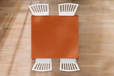 Tafelkleed - Tafellaken - 100x100 cm - Terracotta - Bruin - Palet - Effen - Kleuren - Kleur - Binnen en Buiten