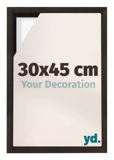 Your Decoration - Baklijst 30x45 cm - Eiken Donker - Baklijst voor Canvas - MDF - Lyon