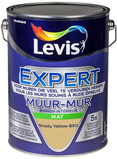 Levis - Expert Muur Binnen Mix - Shady Yellow B50 - Mengverf - 5 L