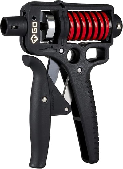 Thijox - GD Grip Strength Trainer - Premium verstelbare gripversterker voor pols- en onderarmtraining - 25 tot 70 kg weerstand - Comfortabel ontwerp -