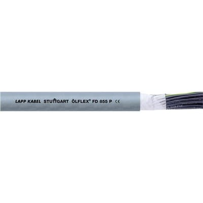 LAPP 27580/500 Geleiderkettingkabel ÖLFLEX® FD 855 P 18 G 1.5 mm² Grijs 500 m