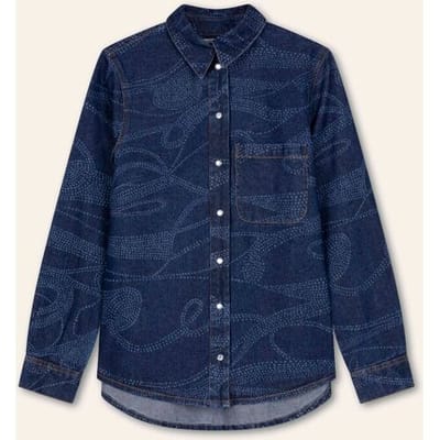 Oilily Brea Blouse- maat34 Blauw indigo