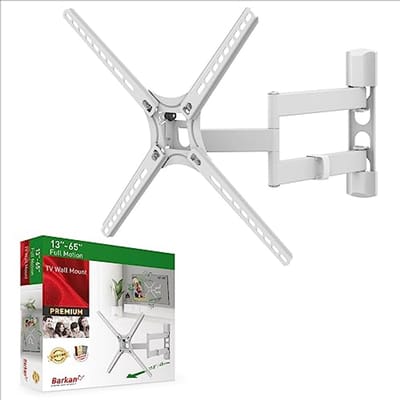 TV muurbeugel 13-65 inch - Full Motion Articulating bevestiging voor platte en gebogen schermen