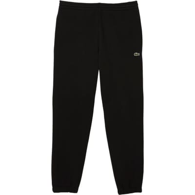 Lacoste Joggingbroek van fleece voor heren, normale pasvorm (Zwart)
