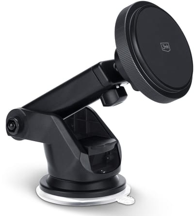 3mk Car MagCharger car wireless charging holder - with MagSafe for window & dashboard - 15 watt