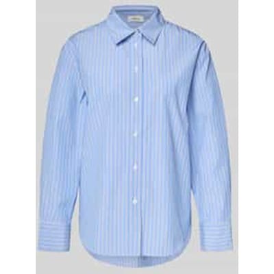 Regular fit overhemdblouse met katoen