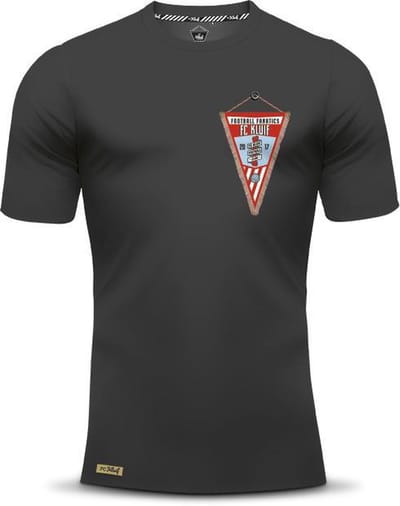 FC Kluif Vaantje t-shirt - maat S / Small - Heren lifestyle t-shirt - Wedstrijdvaantje - Katoen - Anthraciet